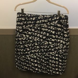 WHBM floral skirt, 8